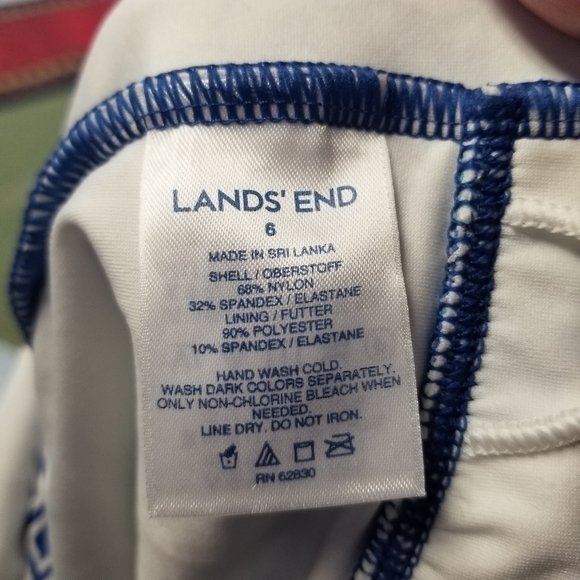 Lands End geo mosaic mixed print one piece swimsuit - Picture 10 of 10